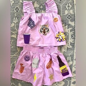 Queen of Sparkles LSU Game Day Set (Large)